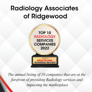 Radiology Associates of Ridgewood Top 10 Radiology Services Company Award
